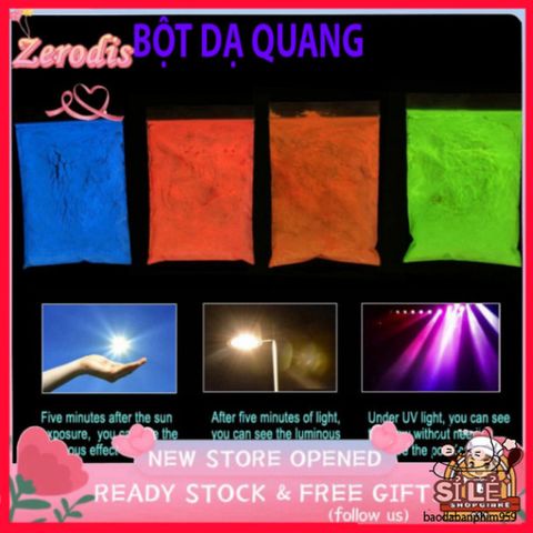 Bột Sơn Dạ Quang Tự Làm 100g - Màu Sắc Rực Rỡ An Toàn cho Nghệ Thuật Trang Trí Sáng Tạo, Hiệu Ứng Phát Quang Đặc Biệt