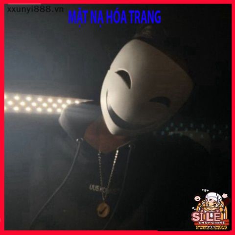 Mặt Nạ Cosplay Anime Đen Trắng Hgvn Hiruko - Trang Phục Halloween Độc Đáo, Quà Tặng Thú Vị Cho Tín Đồ Văn Hóa Nhật Bản