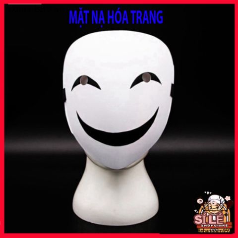 Mặt Nạ Cosplay Anime Đen Trắng Hgvn Hiruko - Trang Phục Halloween Độc Đáo, Quà Tặng Thú Vị Cho Tín Đồ Văn Hóa Nhật Bản