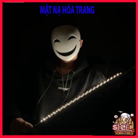 Mặt Nạ Cosplay Anime Đen Trắng Hgvn Hiruko - Trang Phục Halloween Độc Đáo, Quà Tặng Thú Vị Cho Tín Đồ Văn Hóa Nhật Bản