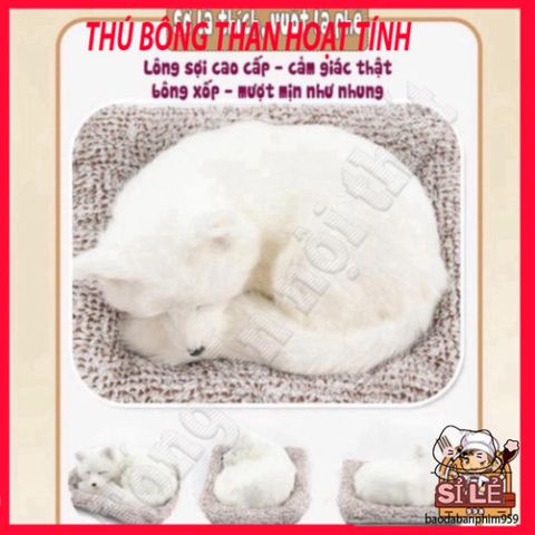 Thú Bông Khử Mùi Than Hoạt Tính Hình Chó Mèo Gấu Sói - Trang Trí Ô Tô Đáng Yêu, Giải Pháp Sống Trong Lành Cho PET