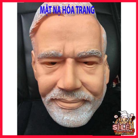Mặt Nạ Ông Già Râu Xồm - Trang Phục Hóa Trang Halloween, Trung Thu, Tiệc Tùng và Quay Video TikTok Ấn Tượng