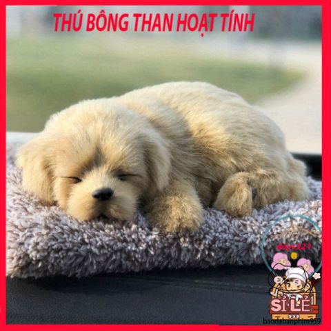Gấu Bông Mẹ Con Vàng Mượt - Thiết Bị Khử Mùi Lõi Than Hoạt Tính, Phụ Kiện Xe Hơi, Trang Trí Không Gian Sống