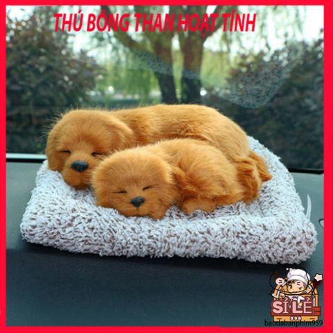 Gấu bông chó Shiba mẹ con với lõi than hoạt tính khử mùi, lọc không khí xe ô tô - đồ chơi thú cưng dễ thương và độc đáo.