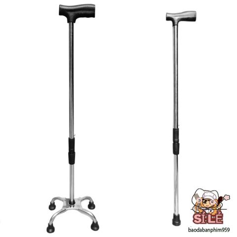 Gậy Chống 3-4 Chân Cho Người Già - Giải Pháp Di Chuyển An Toàn và Tiện Lợi - Sản Phẩm Nhập Khẩu Chất Lượng cao