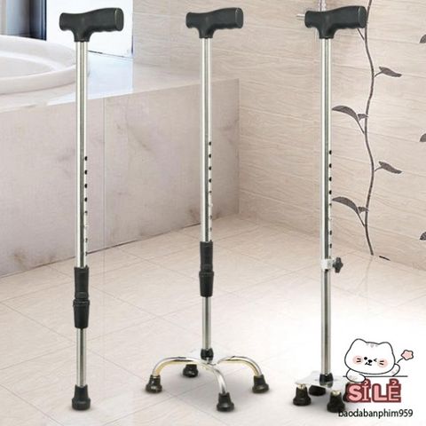 Gậy Chống 3-4 Chân Cho Người Già - Giải Pháp Di Chuyển An Toàn và Tiện Lợi - Sản Phẩm Nhập Khẩu Chất Lượng cao