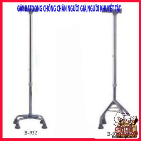 Gậy Chống 3-4 Chân Cho Người Già - Giải Pháp Di Chuyển An Toàn và Tiện Lợi - Sản Phẩm Nhập Khẩu Chất Lượng cao
