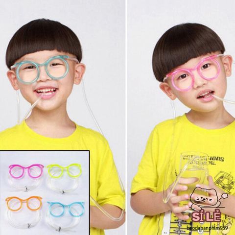 Ống Hút Kính Mắt Tái Sử Dụng Cho Trẻ Em - An Toàn, Thân Thiện Với Môi Trường, Món Quà Sinh Nhật Độc Đáo