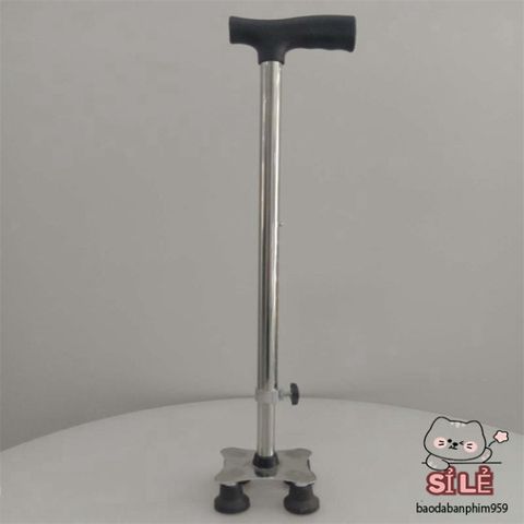 Gậy Chống Gấp Gọn Fuzy Có Đèn Pin và Đế Chống Trượt - Giải Pháp An Toàn Cho Người Cao Tuổi, Hỗ Trợ Đi Lại Tự Tin