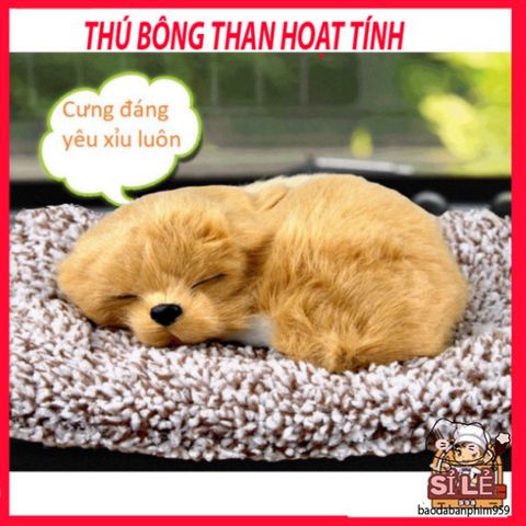 Thú Bông Khử Mùi Chó Mèo Sói Gấu Chứa Than Hoạt Tính - Đồ Trang Trí Ô Tô Dễ Thương, Duy Trì Không Khí Trong Lành