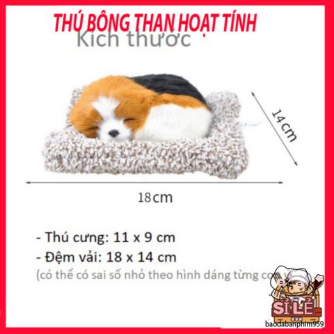 Thú Bông Khử Mùi Chó Mèo Sói Gấu Chứa Than Hoạt Tính - Đồ Trang Trí Ô Tô Dễ Thương, Duy Trì Không Khí Trong Lành