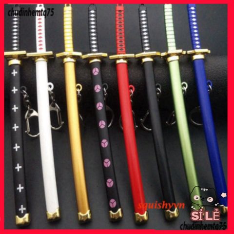 Móc Khóa Zoro Katana One Piece 16cm Bằng Kim Loại Không Gỉ - Quà Tặng Độc Đáo Cho Fan Anime Nhật Bản
