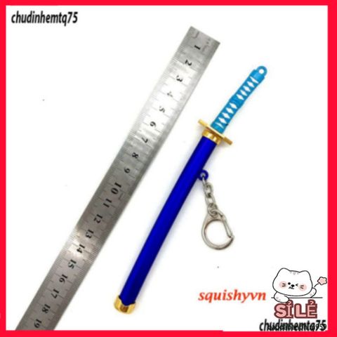 Móc Khóa Zoro Katana One Piece 16cm Bằng Kim Loại Không Gỉ - Quà Tặng Độc Đáo Cho Fan Anime Nhật Bản