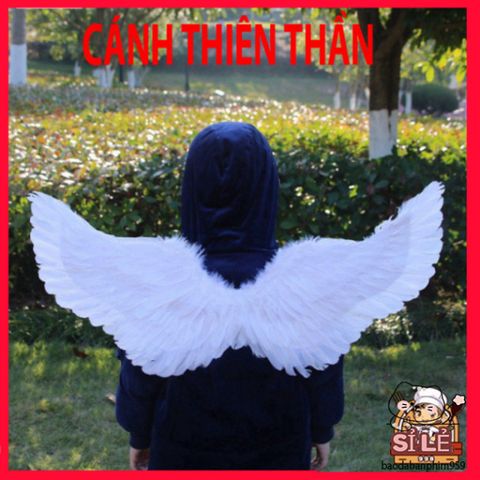 Cánh Cosplay Cục Cưng Đen/Trắng/Đỏ - Phụ Kiện Hóa Trang Lông Vũ Mềm Mại Cho Trẻ Em & Người Lớn - Độc Đáo Dịp Lễ Hội
