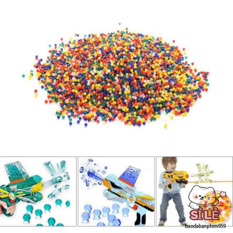 Bộ Đồ Chơi Hạt Nhựa An Toàn 10.000 Hạt Nở 7-8mm - Chơi Đùa và Giáo Dục Trẻ Em, An Toàn và Đa Dạng Màu Sắc