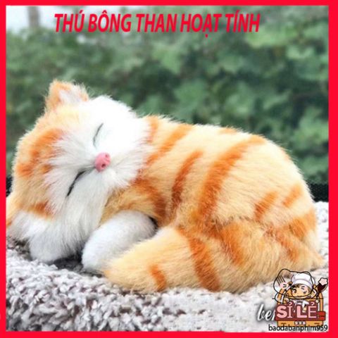 Thú nhồi bông chó Cún Đôi - Bông trắng vàng với lõi than hoạt tính khử mùi ô tô và lọc không khí, 28x20cm, phụ kiện xe hơi dễ thương.