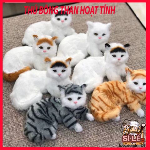 Thú bông khử mùi ô tô [CÚN ĐÔI] xám mẹ con với lõi than hoạt tính - Phụ kiện trang trí xe dễ thương, kháng khuẩn, đảm bảo không khí trong lành.