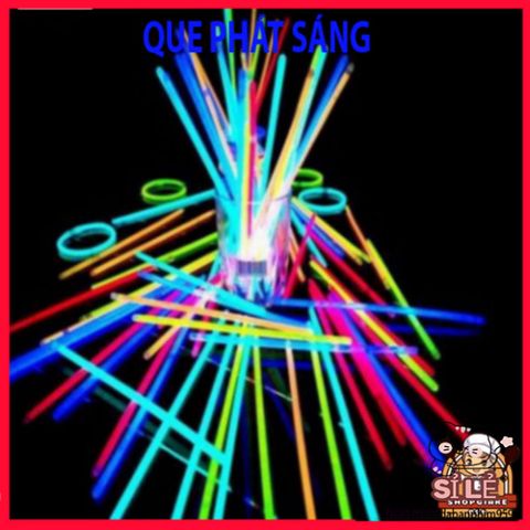 Combo 100 Que Phát Sáng Vòng Tay Dạ Quang - Phụ Kiện Tiệc Tùng Sáng Tạo cho Lễ Hội và Sự Kiện Thú Vị