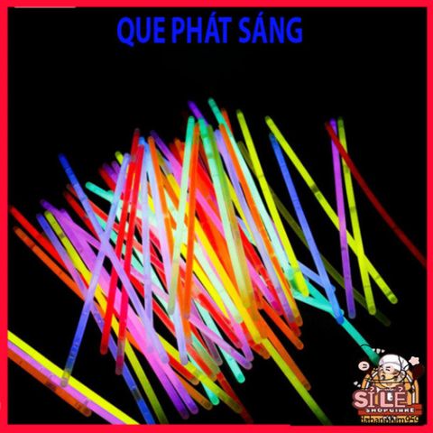Bộ 100 Que Phát Sáng Đa Màu và 100 Đầu Nối Tạo Vòng Đeo Tay Dạ Quang - Hoàn Hảo Cho Tiệc Và Sự Kiện Ban Đêm