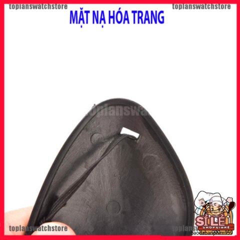 Mặt nạ che một mắt với kiểu dáng đầu lâu độc đáo cho lễ hội Halloween, hoàn hảo cho tạo hình hải tặc.