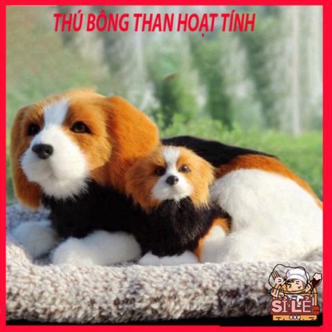 Thú Bông Cún Vàng Đen Trắng Khử Mùi Than Hoạt Tính - Sản Phẩm Dễ Thương Trang Trí Ô Tô & Giữ Không Khí Trong Lành