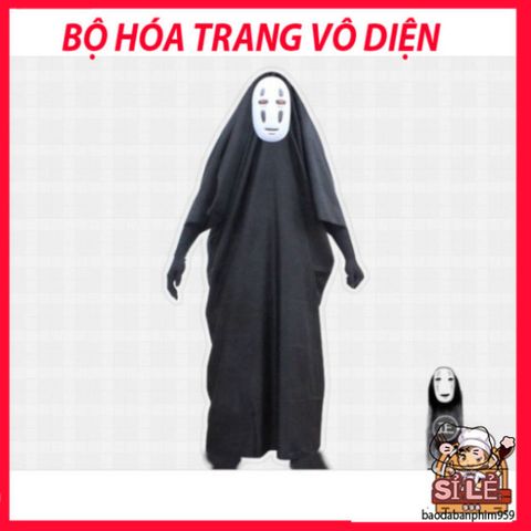 Bộ Trang Phục Cosplay Vô Diện Nhật Bản - Mặt Nạ Anime Độc Đáo - Quà Tặng Thú Vị Cho Dịp Hội Hóa Trang