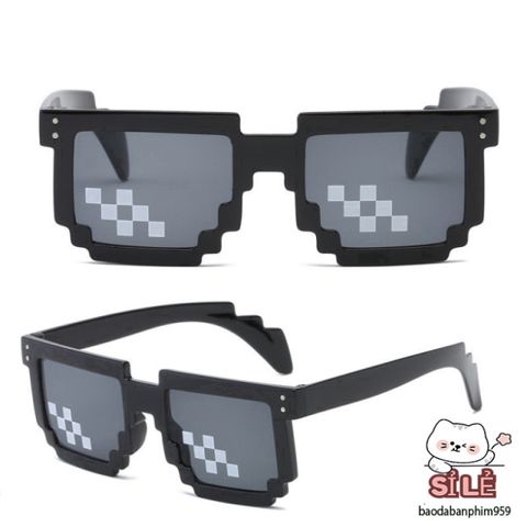 Kính Mát Thug Life Unisex - Phụ Kiện Thời Trang Cá Tính, Độc Đáo Dành Cho Tiệc Tùng và Sự Kiện, Chất Liệu Bền Bỉ, Thoải Mái