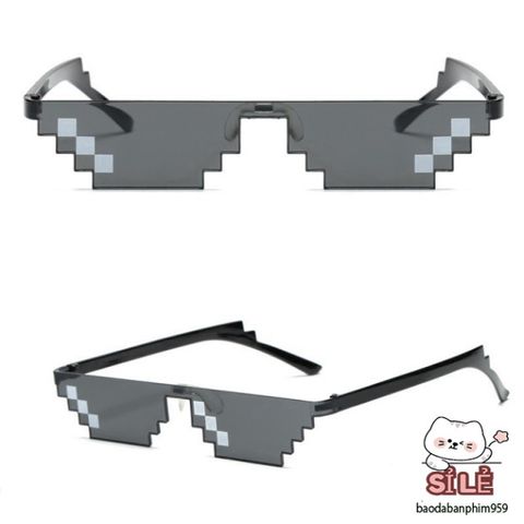Kính Mát Thug Life Unisex - Phụ Kiện Thời Trang Cá Tính, Độc Đáo Dành Cho Tiệc Tùng và Sự Kiện, Chất Liệu Bền Bỉ, Thoải Mái
