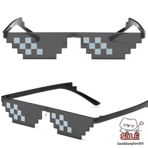Kính Mát Thug Life Unisex - Phụ Kiện Thời Trang Cá Tính, Độc Đáo Dành Cho Tiệc Tùng và Sự Kiện, Chất Liệu Bền Bỉ, Thoải Mái