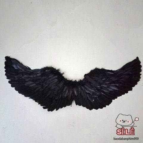 Cánh Cụp Cosplay Lễ Hội Thiên Thần - Cánh Lông Vũ Trắng/Đen/Hồng cho Halloween - Trang Phục Hóa Trang Độc Đáo