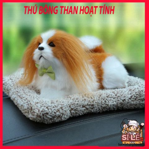 Gấu Bông Cún Vàng Đôi Tai Dài – Khử Mùi & Lọc Khí Bằng Than Hoạt Tính Cho Xe Hơi & Thú Cưng, Dễ Thương & Tiện Ích
