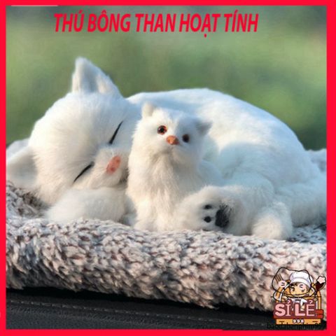 Thú Bông Lõi Than Hoạt Tính Khử Mùi Và Lọc Không Khí Cho Ô Tô - Bộ Đồ Chơi Dễ Thương Cho Chó Mèo, Trang Trí Sang Trọng