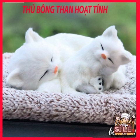 Thú Bông Lõi Than Hoạt Tính Khử Mùi Và Lọc Không Khí Cho Ô Tô - Bộ Đồ Chơi Dễ Thương Cho Chó Mèo, Trang Trí Sang Trọng