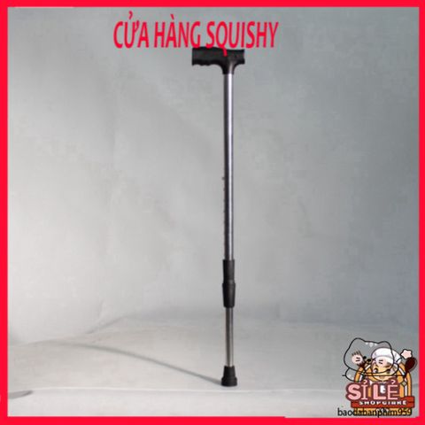 Gậy Batoong 4 Chân INOX Điều Chỉnh Cao Thấp - Dụng Cụ Hỗ Trợ Tập Đi An Toàn Cho Người Già, Người Khuyết Tật