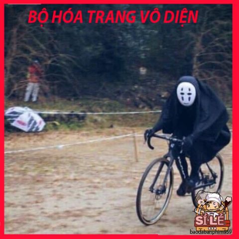 Bộ Trang Phục Cosplay Vô Diện Spirited Away Cao Cấp - Hoá Trang Halloween Độc Đáo, Đủ Kích Cỡ S, M, L
