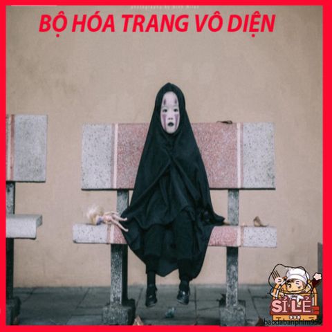 Bộ Trang Phục Cosplay Vô Diện Spirited Away - Chất Liệu Cao Cấp Dành Cho Halloween và Các Bữa Tiệc Hóa Trang