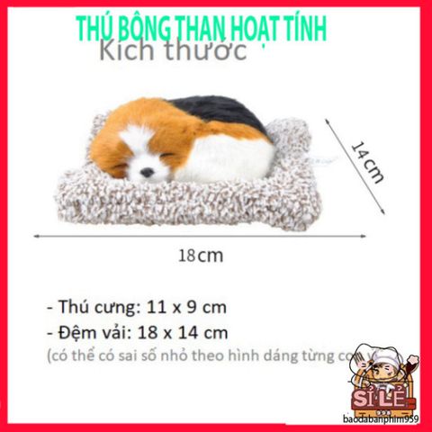 Gấu Bông Khử Mùi Than Hoạt Tính - Phụ Kiện Trang Trí Xe Hơi Dễ Thương, Thoáng Mát, Kích Thước Nhỏ Gọn 18x14cm