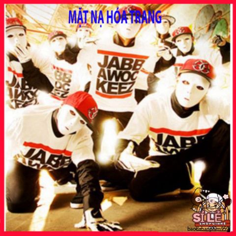 Mặt Nạ Cosplay Jabbawockeez Độc Đáo - Phụ Kiện Hóa Trang Thú Vị Cho Halloween và Tiệc Tùng, Phong Cách Hip-Hop