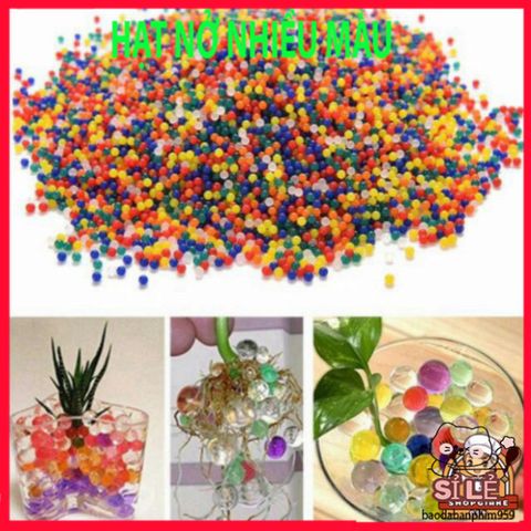 Gói Hạt Tinh Thể Nở Slime Trồng Cây Không Cần Đất (100 Viên) - Giải Pháp Thông Minh Cho Cây Cối Tươi Tắn, Dễ Dàng Chăm Sóc