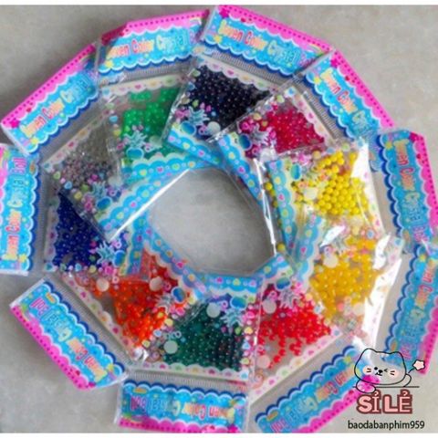 Gói Hạt Tinh Thể Nở Slime Trồng Cây Không Cần Đất (100 Viên) - Giải Pháp Thông Minh Cho Cây Cối Tươi Tắn, Dễ Dàng Chăm Sóc