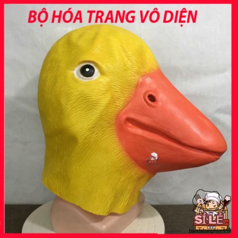 Mặt Nạ Con Vịt Vàng DUCK - Phụ Kiện Hóa Trang Độc Đáo Cho Halloween, Trung Thu, Tiệc Tùng, Video TikTok, Tiệc Hóa Trang