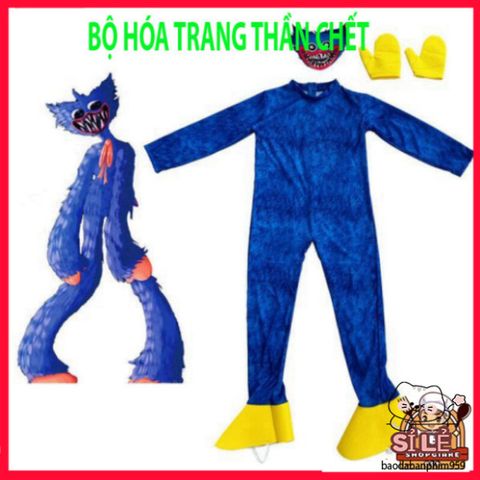 Bộ đồ cải trang thần chết Hades cho trẻ em - Halloween độc đáo với mũ và lưỡi hái, phù hợp cho lễ hội kỳ bí