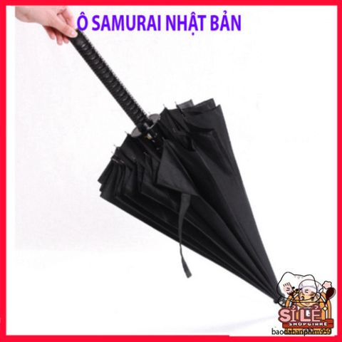 Ô Dù Katana Samurai Đen - Kiểu Dáng Thời Trang Chống Nắng Mưa Hiệu Quả Cho Tín Đồ Kiếm Hiệp