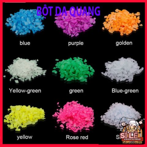 Bột Màu Huỳnh Quang 10g - Tạo Tác Phẩm Nghệ Thuật Màu Sắc Rực Rỡ, Thân Thiện Với Môi Trường, Phù Hợp Cho DIY Và Trang Trí