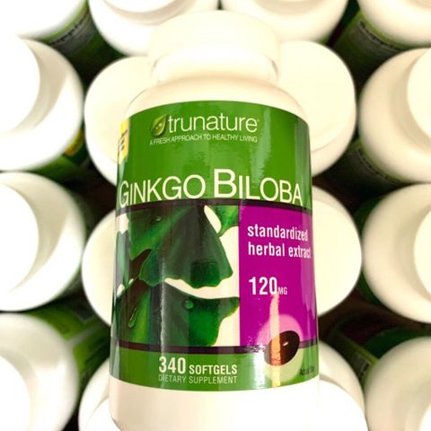 Viên uống bổ não Ginkgo Biloba 340mg Mỹ - Hỗ trợ tăng cường trí nhớ, tập trung và sức khỏe não bộ - Giảm giá 30k cho đơn từ 99k