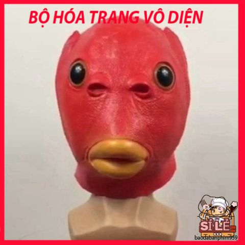 Mặt Nạ Silicon Ếch Xanh Trùm Đầu - Phụ Kiện Cosplay Vui Nhộn, Độc Đáo Cho Tiệc Halloween và Sự Kiện Giải Trí