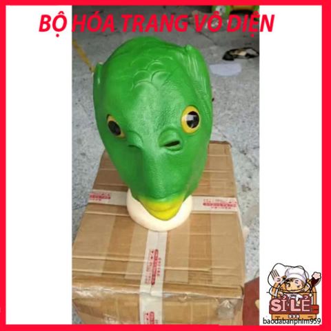 Mặt Nạ Silicon Ếch Xanh Trùm Đầu - Phụ Kiện Cosplay Vui Nhộn, Độc Đáo Cho Tiệc Halloween và Sự Kiện Giải Trí