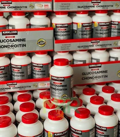 Viên Uống Bổ Xương Khớp Kirkland Glucosamine Chondroitin 1500mg - Hỗ Trợ Sức Khỏe Xương Khớp, 280 Viên Mỹ Chính Hãng