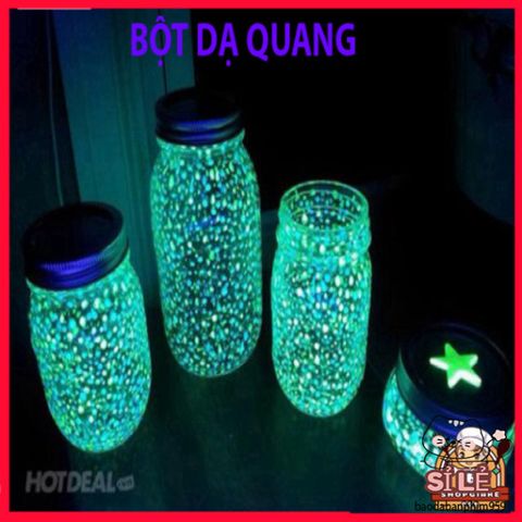 Bột Dạ Quang Phát Sáng Trong Bóng Tối 20g - Tạo Nghệ Thuật Độc Đáo, Dễ Dàng Sử Dụng Cho DIY và Thủ Công Mỹ Nghệ