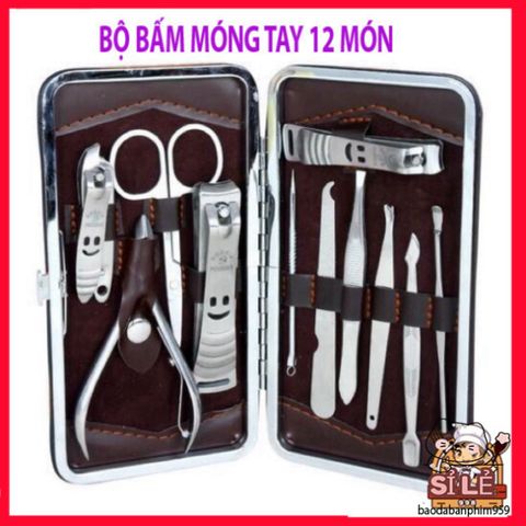 Bộ Kìm Đa Năng 12 Món – Dụng Cụ Chăm Sóc Móng Tay, Chân Cao Cấp, Tiện Lợi, Thiết Kế Đẹp, Chất Liệu Bền Bỉ, Phù Hợp Mọi Nhu Cầu Chăm Sóc Cá Nhân